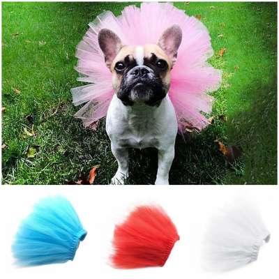 Mew Pet Costume Dog Tutu Skirt  Tulle Soft Cosplay  Pet Cat Dress